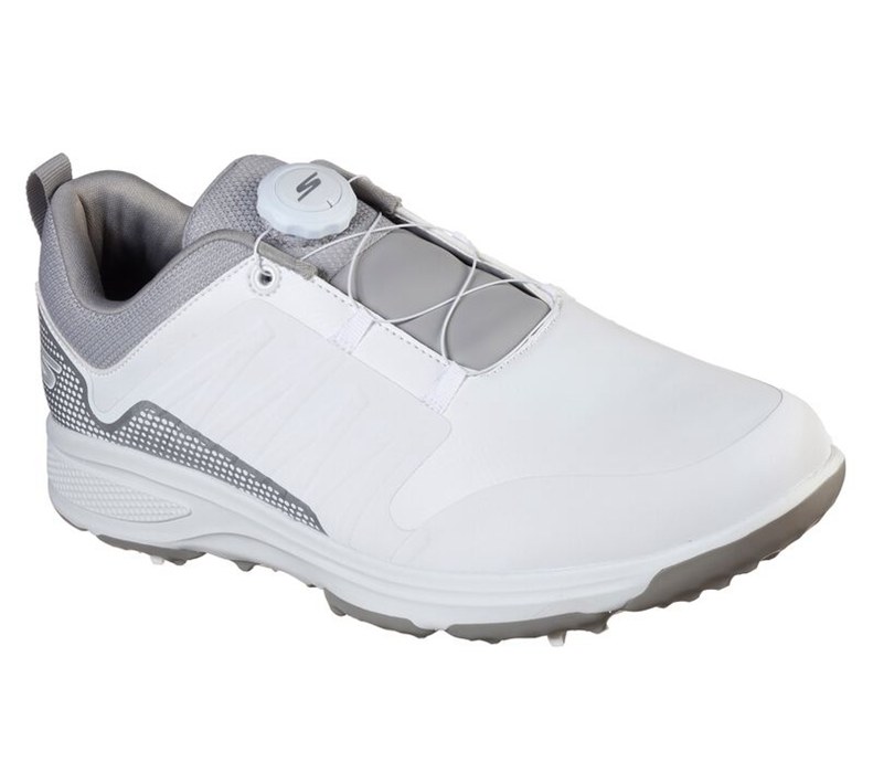 Skechers Go Torque - Twist - Mens Golf Shoes White/Grey [AU-YJ5058]